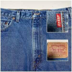 90s Levi's 517 Jeans 36x34 Mens Bootcut Medium Wash USA Western Heritage